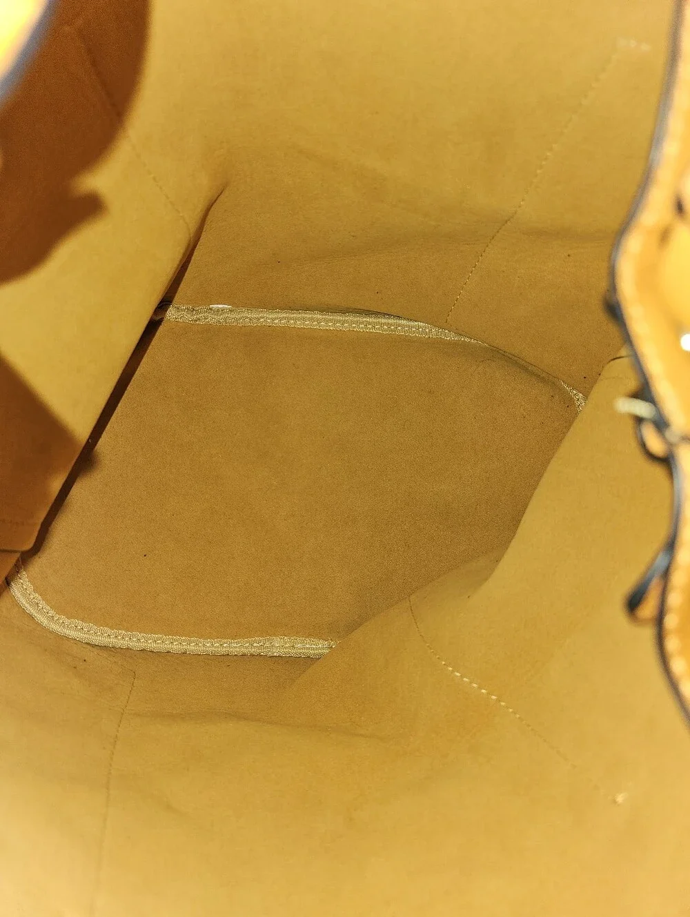 Tan Faux Leather Hobo Bag